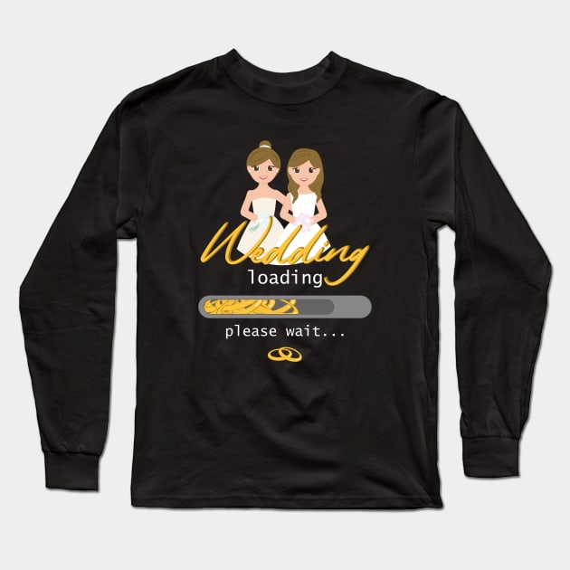 Wedding Loading Long Sleeve T-Shirt by Rocadisseny